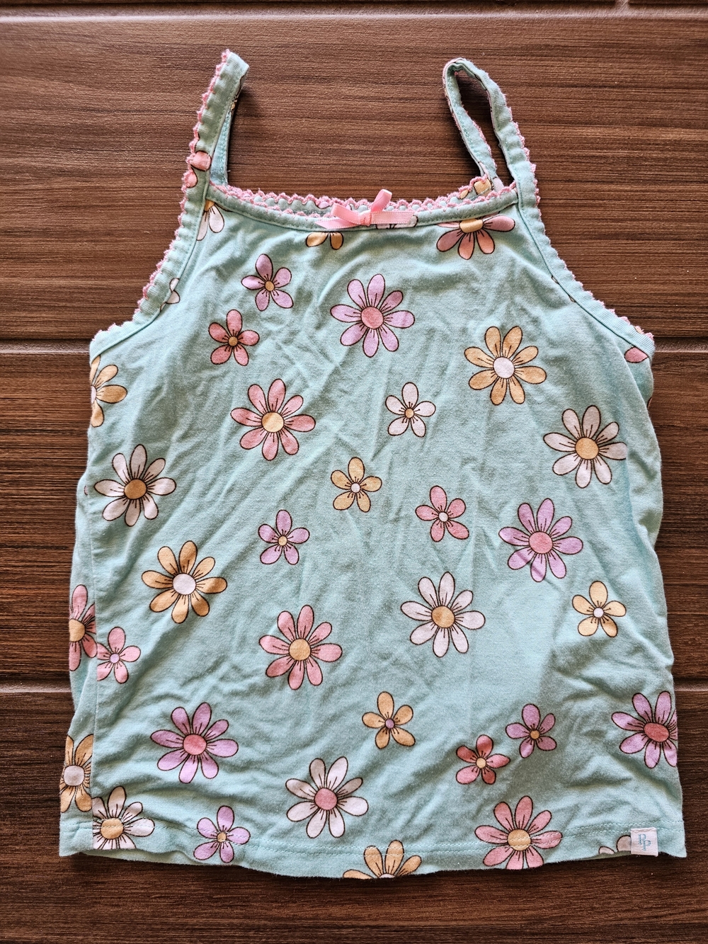 Posh Peanut Donna Girls Daisy Picot Cami 4/5